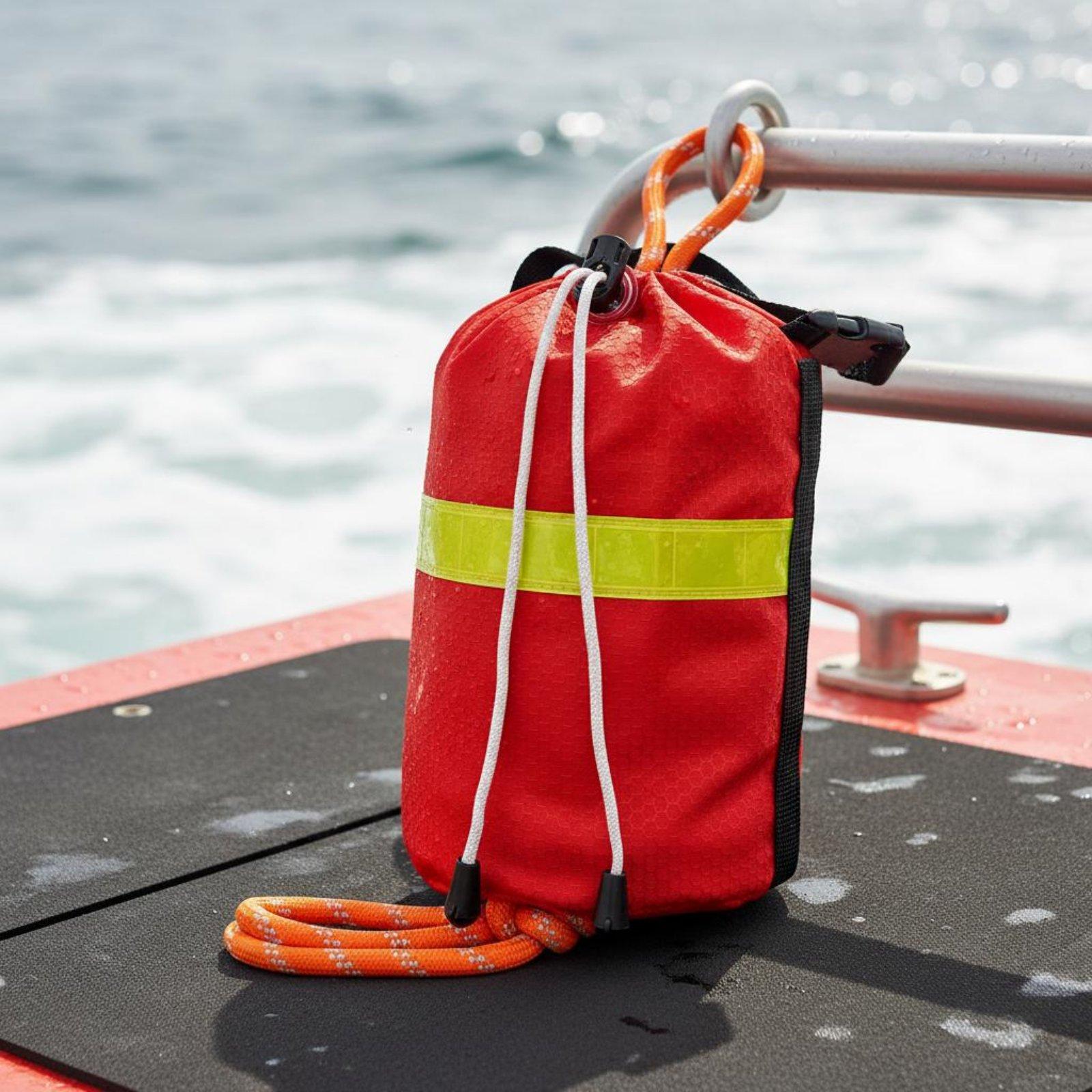 Rescue Rope Throw - Bolsa de lanzamiento para rescate acuático,