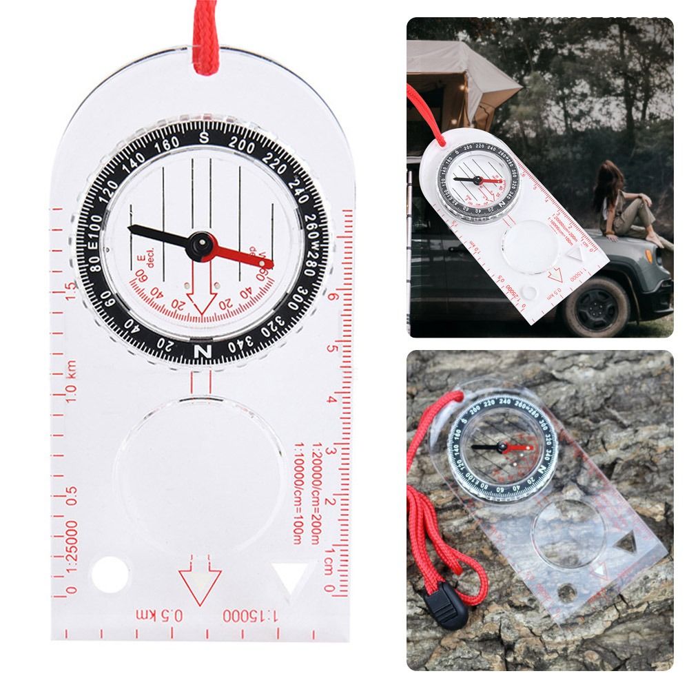 Placa base de orientación Brúj - Compass Lensatic reseña y precio