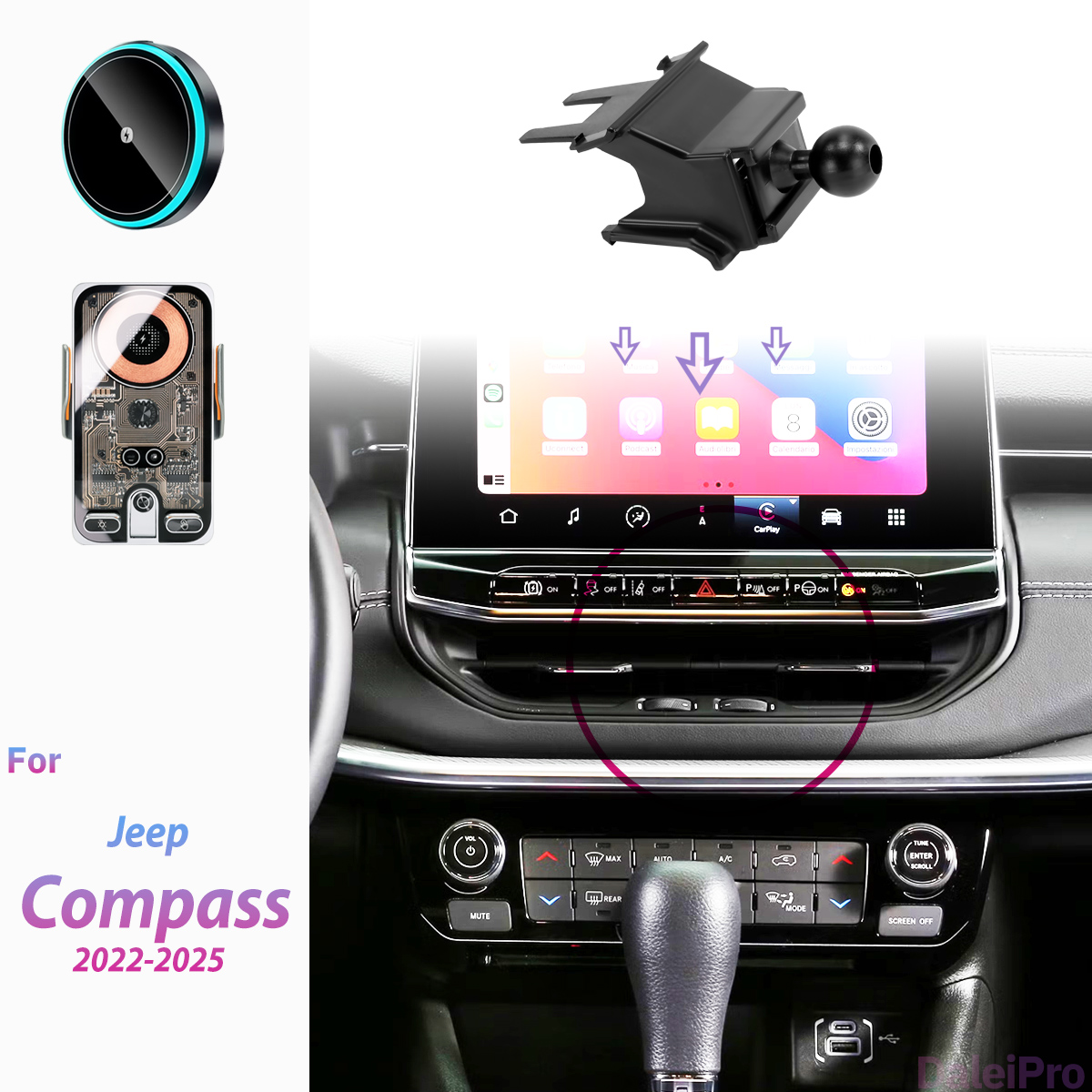 Soporte para Teléfono con Carg - Compass Lensatic reseña y precio