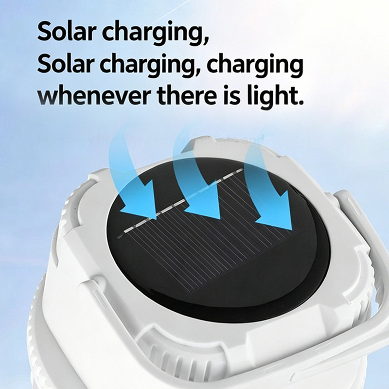 Luz solar para acampar al aire - Solar Emergency Charger reseña y precio