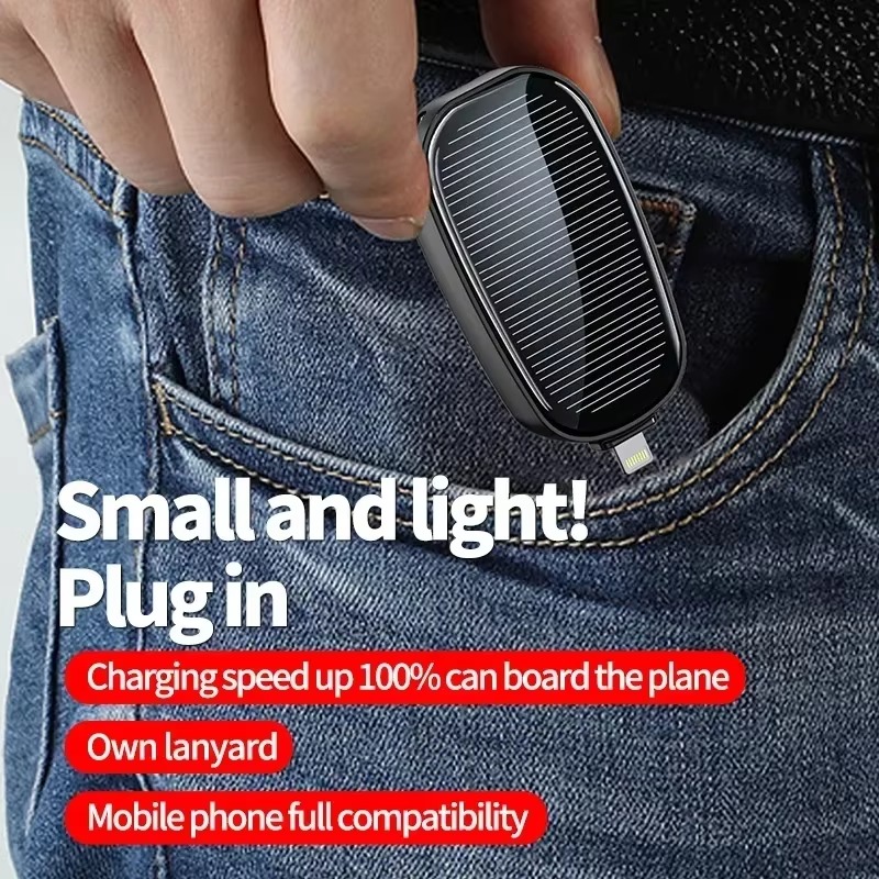 Mini batería solar portátil de - Solar Emergency Charger reseña y precio